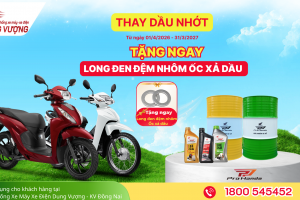 THAY DẦU NHỚT - TẶNG LONG ĐEN ĐỆM NHÔM ỐC XẢ DẦU